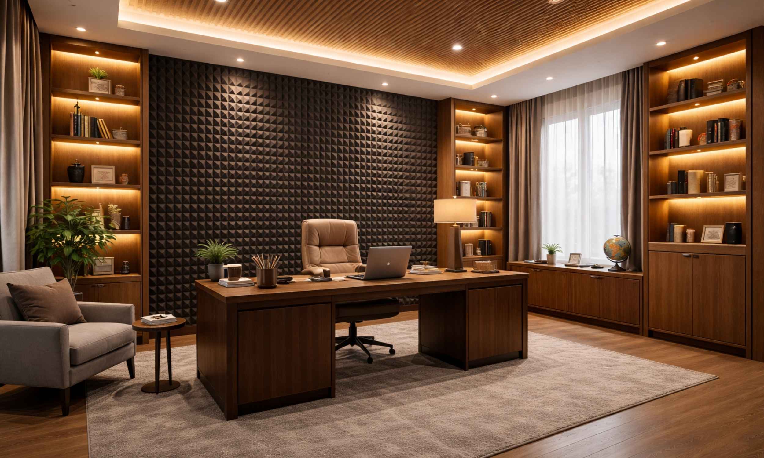 Study room acoustic treatment